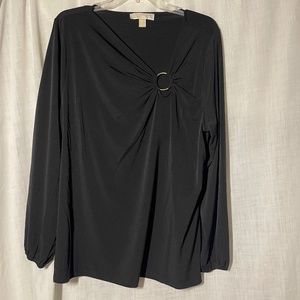 Michael Michael Kors Women’s Blouse. Long Sleeve. Plus size 2X. Unique neckline